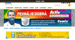 Desktop Screenshot of cemix.cz